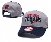 Texans We Are Texans Gray Peaked Adjustable Hat GS,baseball caps,new era cap wholesale,wholesale hats